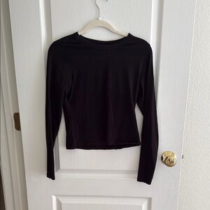 Black Long Sleeve Women's Top